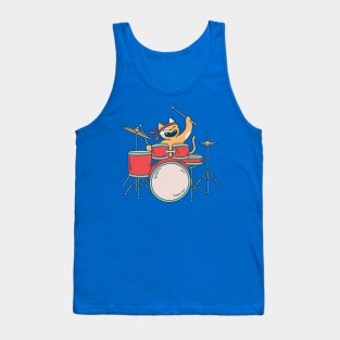 Drummer Cat Tank Top